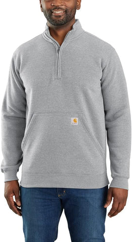 Carhartt Men's Marquette 1/4-Zip Mock-Neck Sweatshirt