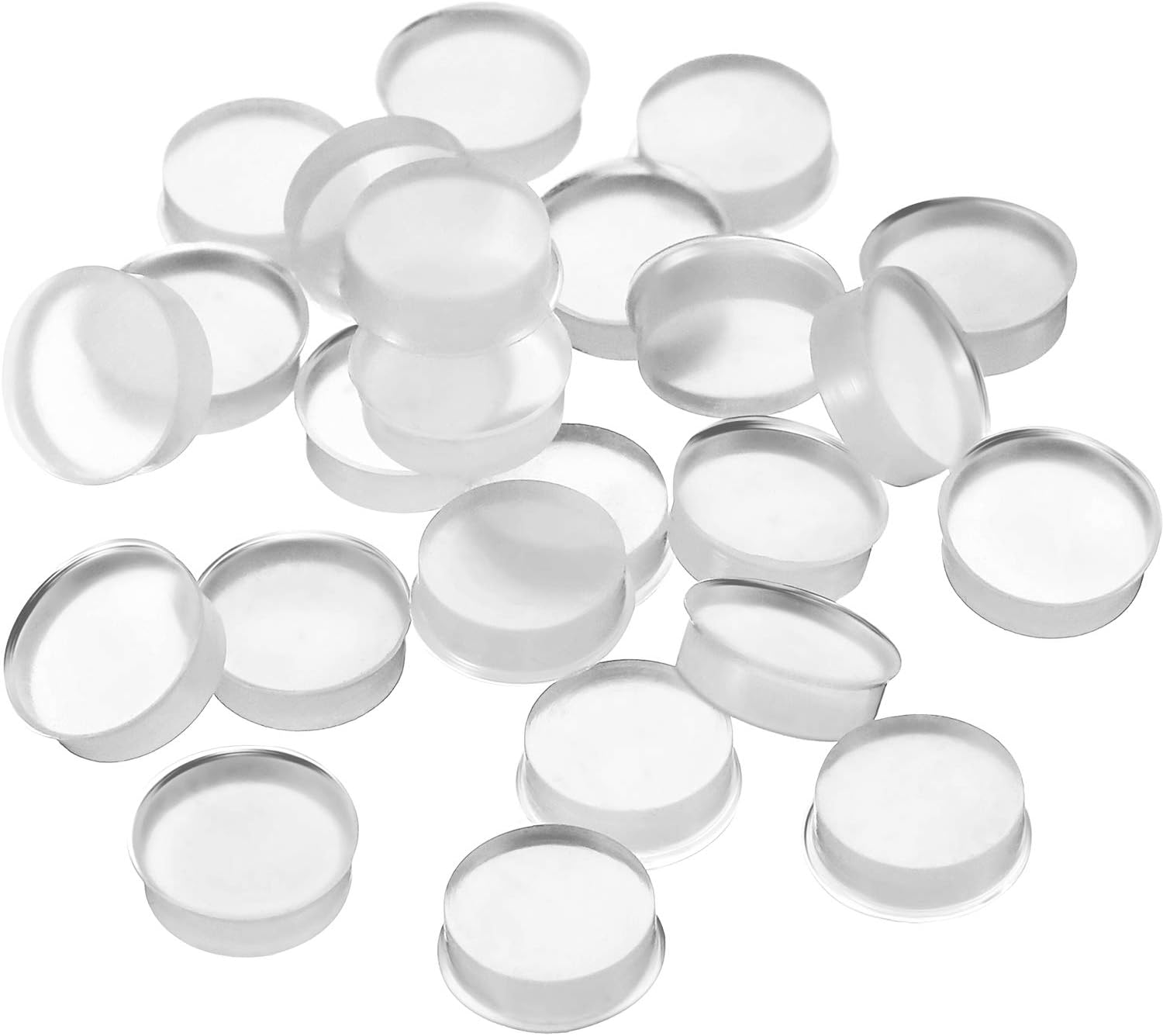 Leinuosen 24 Pcs Silicone Open Hole Flute Plugs, 8 mm Flute Key Cover