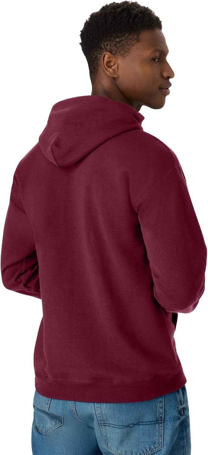 Hanes Men's Hoodie - EcoSmart Fleece Hooded Sweatshirt for Men & Women - Midweight Fleece - Big & Tall Available