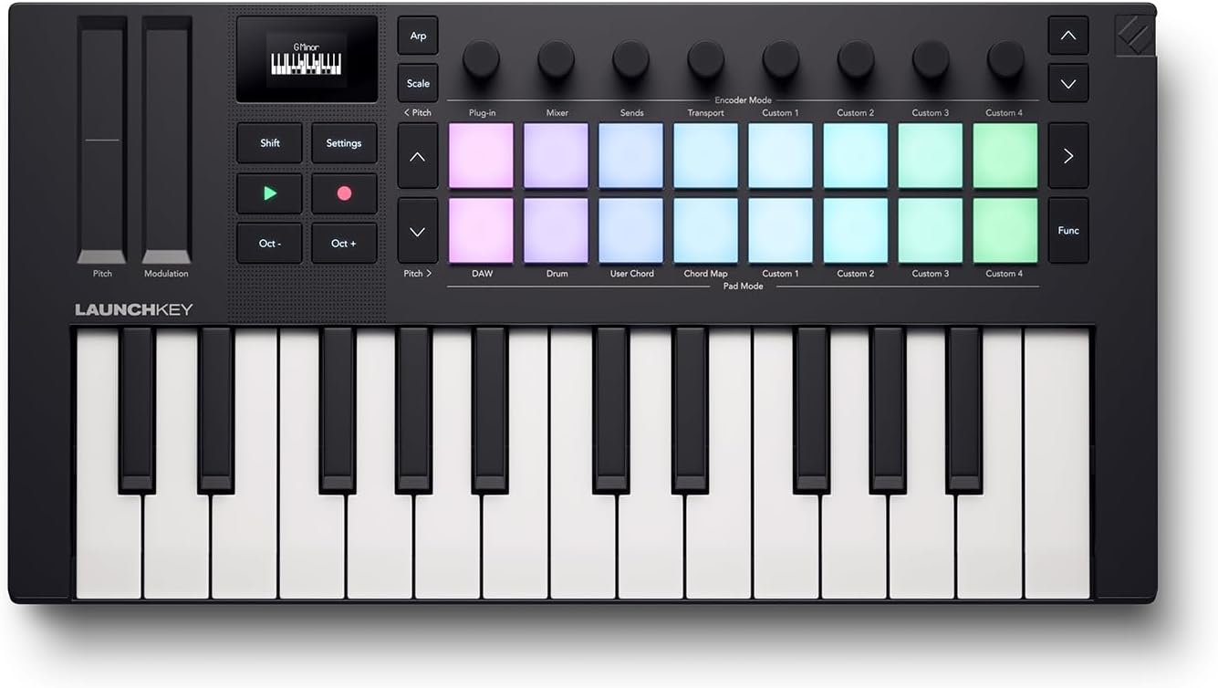Novation Launchkey Mini 25 MK4 USB MIDI Keyboard Controller