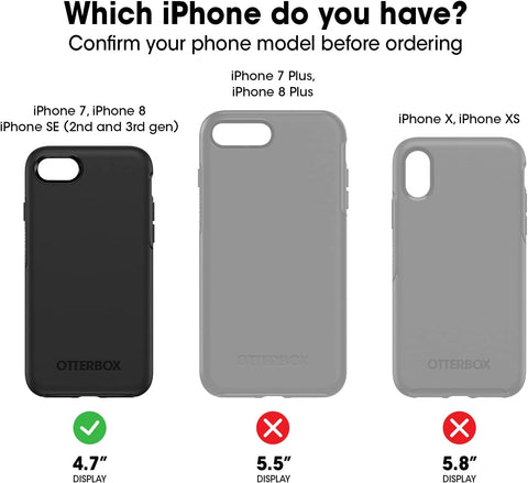 OtterBox iPhone 8/7 & SE (3rd/2nd Gen) Commuter Series Case - Black