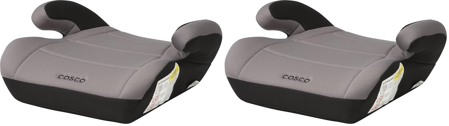 Cosco Topside Backless Booster Car Seat, Lightweight Booster Seats for Cars 40-100 lbs, Backless Booster Seat for Car, Organic Waves
