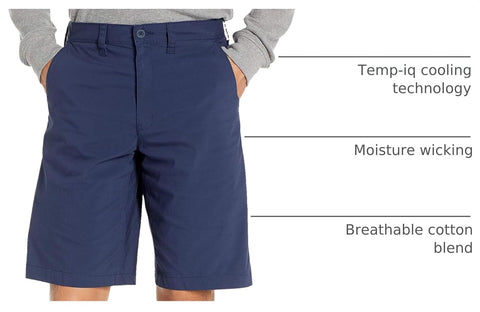 Dickies Men's 11 Inch Temp-iq Performance Hybrid Utility Short