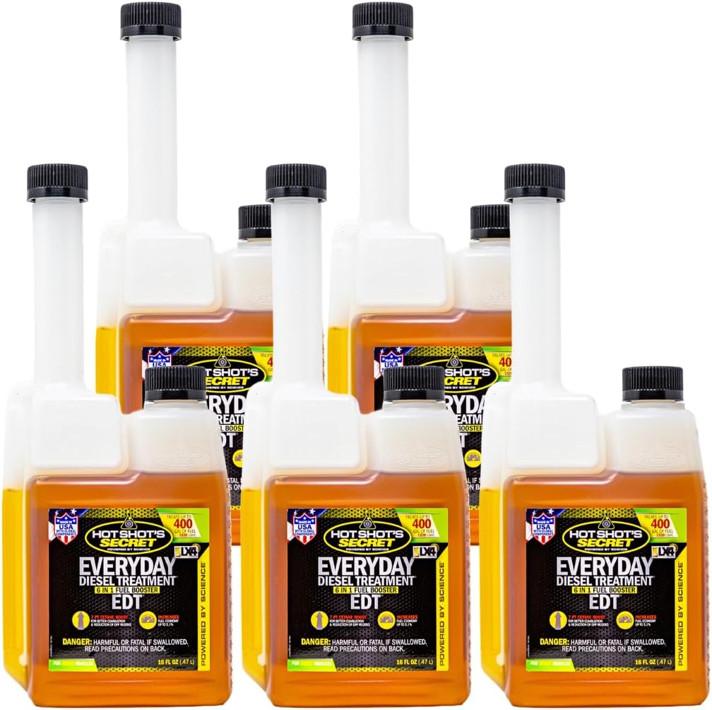 Hot Shot's Secret Everyday Diesel Treatment EDT, 16 oz 5-Pack