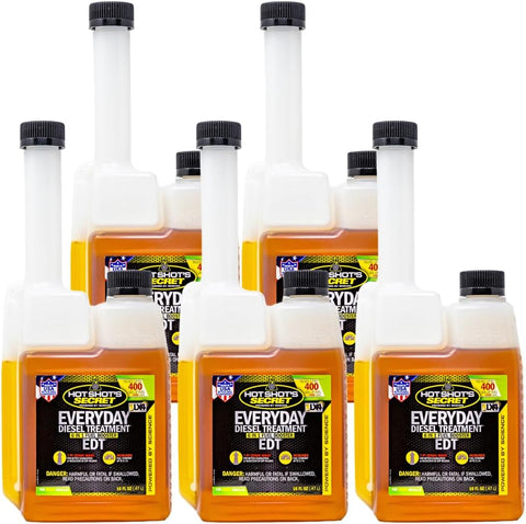 Hot Shot's Secret Everyday Diesel Treatment EDT, 16 oz 5-Pack