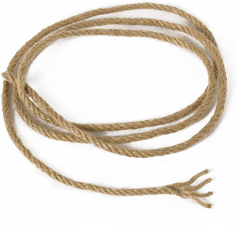 Tenn Well 5mm Jute Rope, 295 Feet 4Ply Twisted Thick Twine Rope