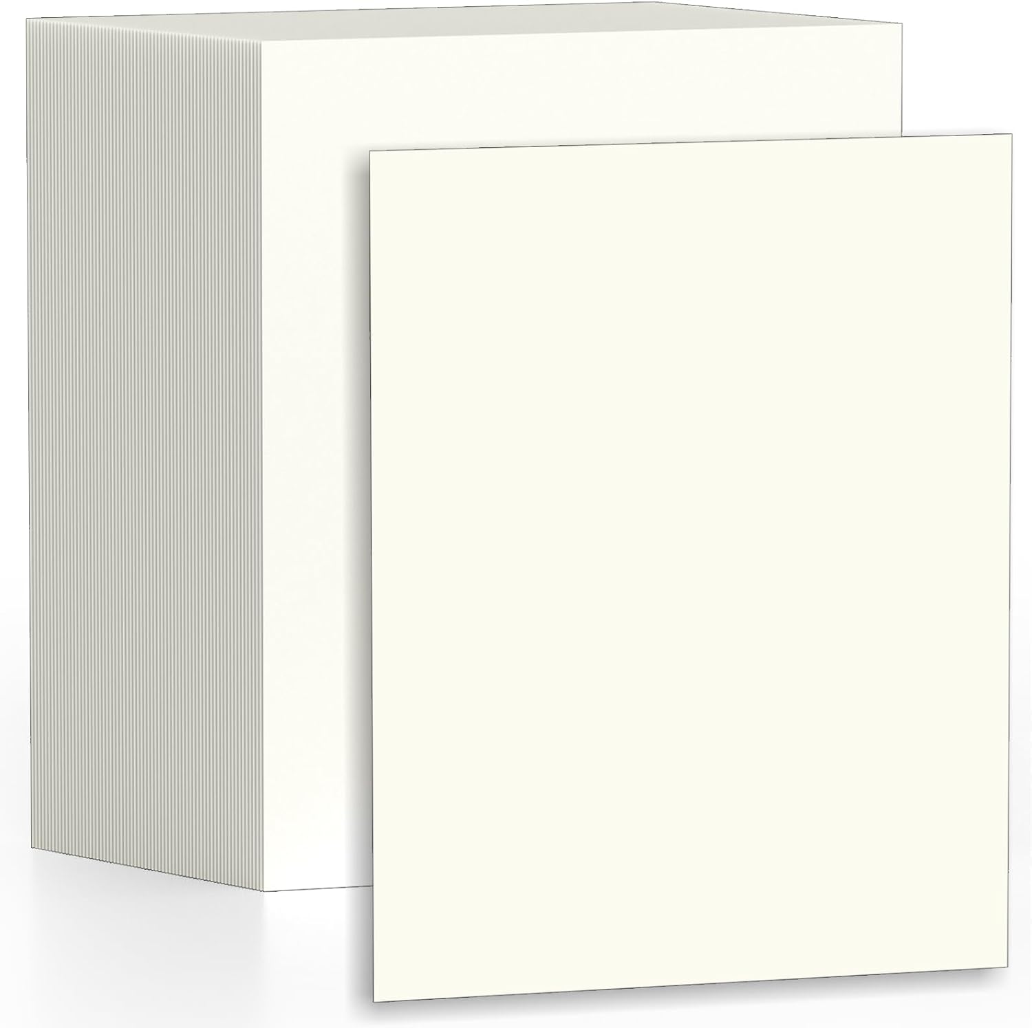 120 Sheets Cream Cardstock Printer Paper 8.5 x 11, Ivory Cardstock Paper