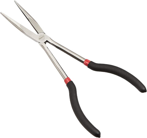 Amazon Basics Extra Long Reach Needle Nose Pliers Tool Set for Narrow Spaces, Versatile,Black, 3 Count (Pack of 12)