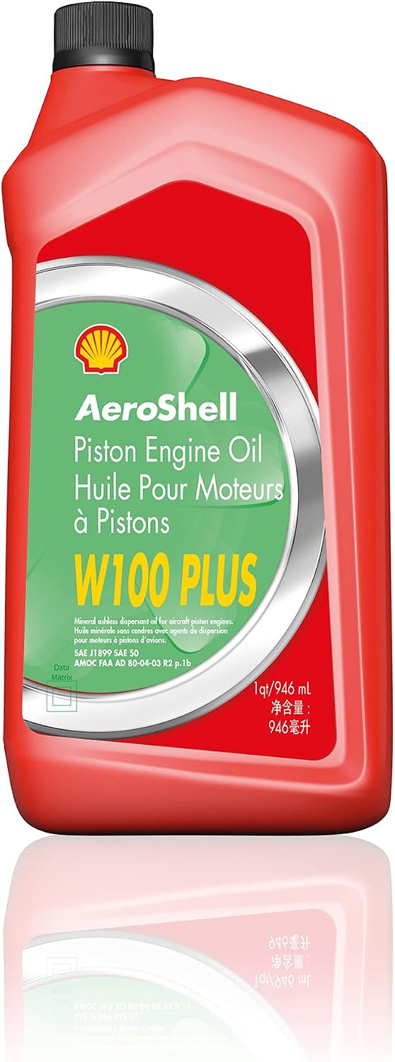 AeroShell Oil W100 Plus - 550050837-6x1 quart case