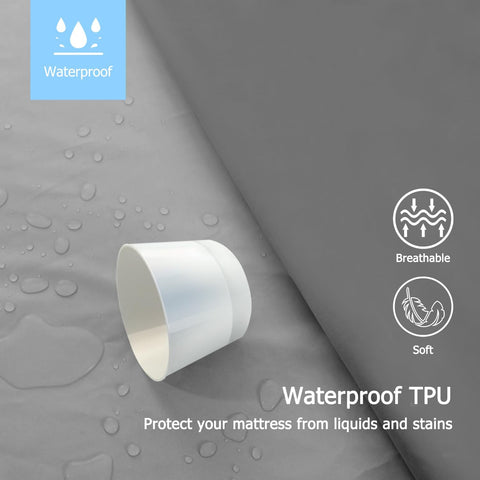 Softhour Queen Mattress Protector Waterproof, 16 Inch Deep Pocket Fitted