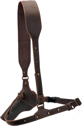 TOURBON Adjustable Chest Rig Pistol Shoulder Holster with Ammo Holder