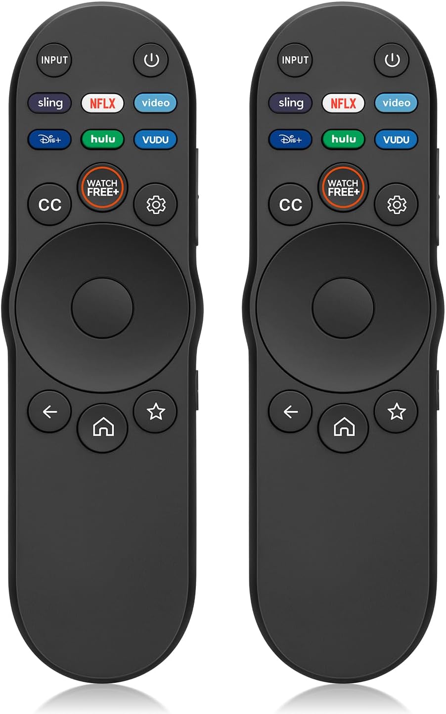 Pack of 2 Universal Remote Control for Vizio Smart TV XRT270 XRT260 XRT140 XRT136 XRT122 D/E/PX/P/M/V/S Series OLED FHD 4K QLED UHD Smart-Cast Quantum Pro TV Remotes Replacement