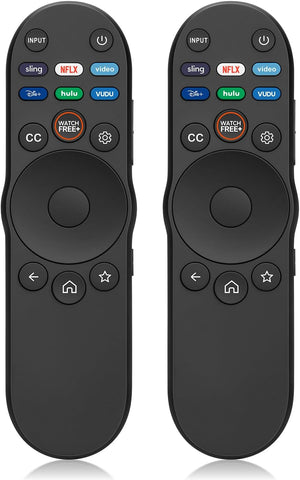 Pack of 2 Universal Remote Control for Vizio Smart TV XRT270 XRT260 XRT140 XRT136 XRT122 D/E/PX/P/M/V/S Series OLED FHD 4K QLED UHD Smart-Cast Quantum Pro TV Remotes Replacement