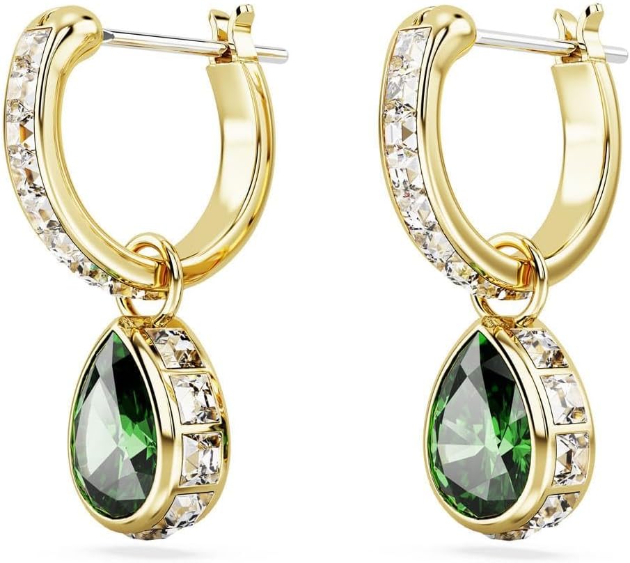 Swarovski Chroma Crystal Earring Collection, Gold Tone Finish Setting