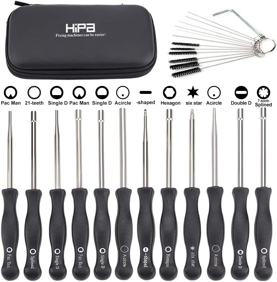 HIPA Pack-of-12 Carburetor Adjustment Tool Kit for Stihl Husqvarna Chainsaw