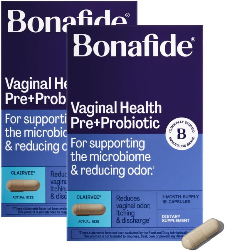 Bonafide Clairvee Vaginal Pre + Probiotic for Women – 2 Month Supply