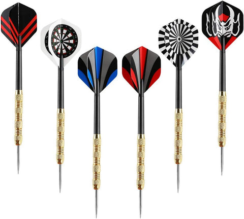 Accmor Metal Tip Darts, Steel Tip Darts, 14 Grams Professional Metal Darts, Darts Metal Tip Set, Metal Darts for Dartboard