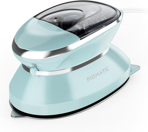 PIOMATIC Travel Iron Mini with Steam for Clothes with Dual Voltage