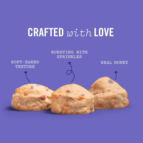 Three Dog Bakery Ultimate Celebration Cake Bites for Dogs - 12 oz Bag
