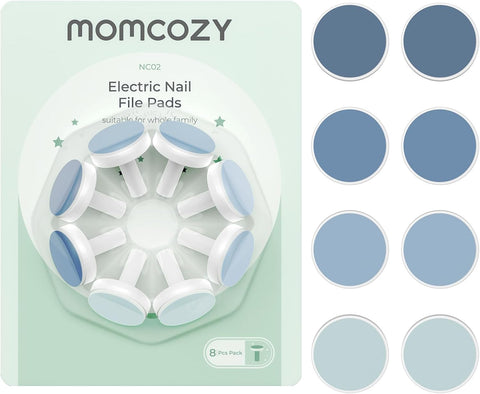 Momcozy Baby Nail Trimmer Replacement Pads, 8 Counts Replacement Pads Green