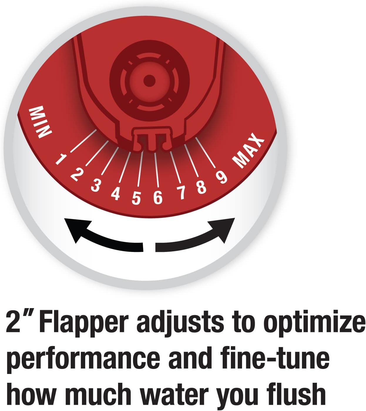 Fluidmaster K-400H-039 Toilet Fill Valve & 2-Inch Flapper Repair Kit