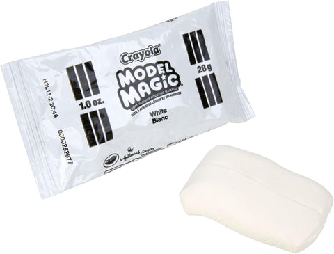 Crayola Model Magic White 75ct, 1oz Modeling Air Dry Clay Alternative