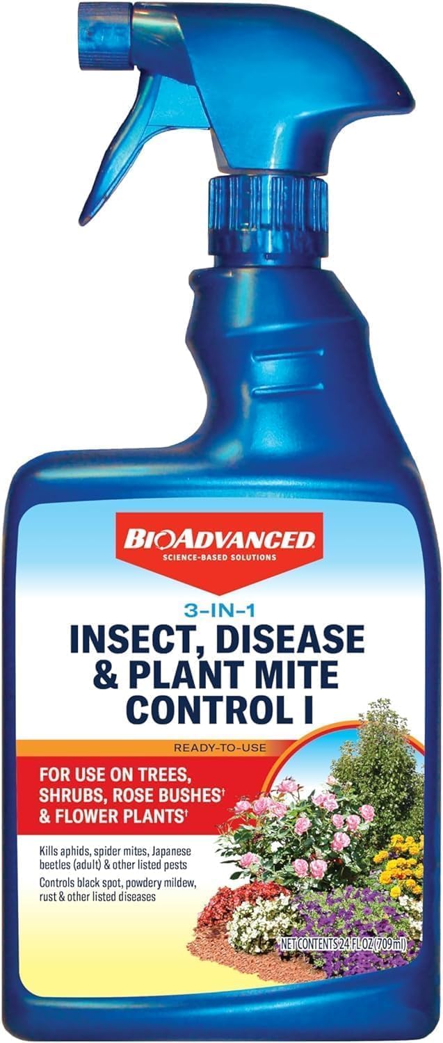 BioAdvanced 3-in-1 Insect, Disease, and Plant Mite Control Spray - 24 fl oz