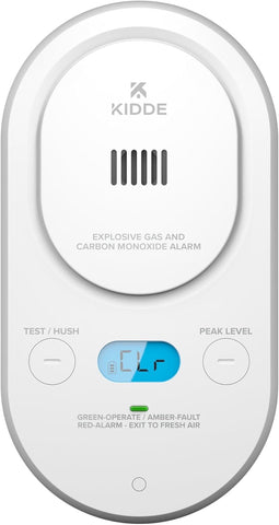 Kidde Carbon Monoxide & Explosive Gas Alarm, Plug-in & AA Battery, COPDLG