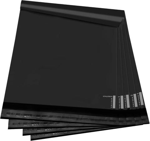 KKBESTPACK Black Poly Mailers 14.5x19 in, Shipping Bags, 500 Pcs