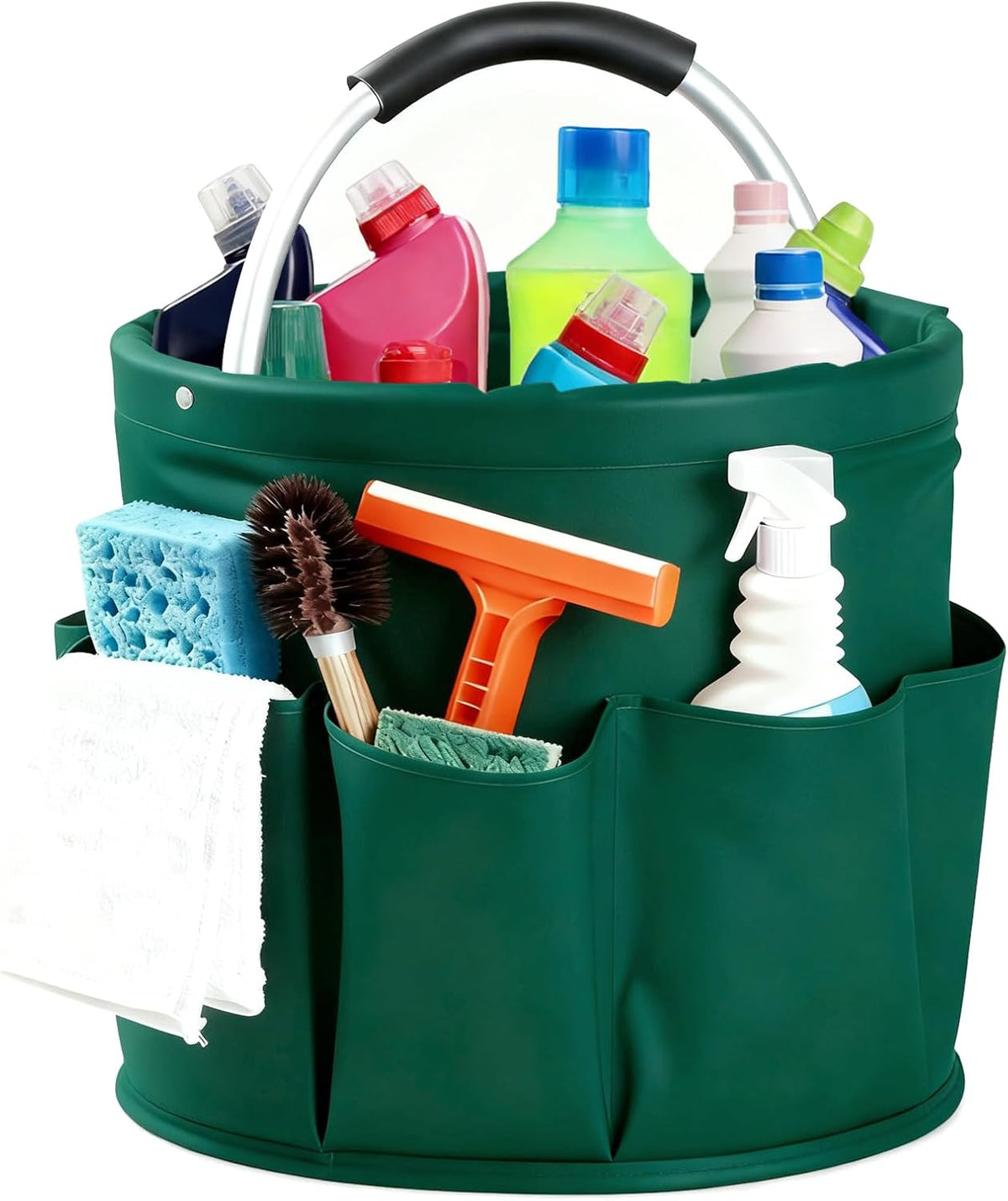 Cleaning Caddy with Handle, for Cleaning Supplies Organizer Bucket