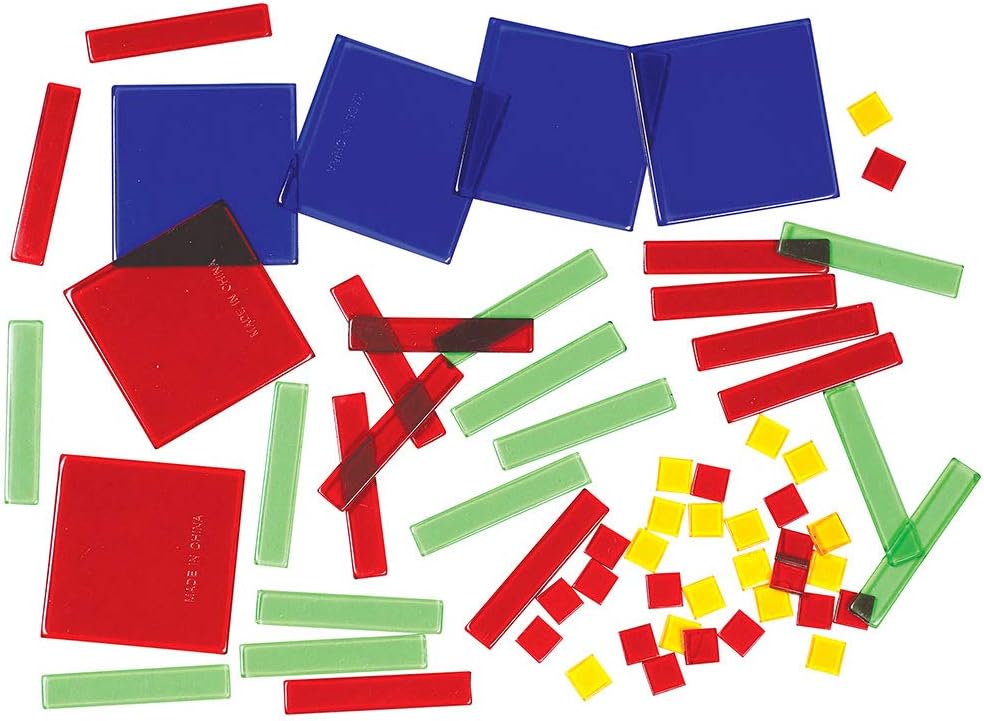 Learning Resources Algebra Tiles Class Set