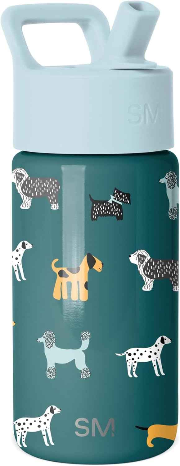 Simple Modern Kids Water Bottle & Toddler Cup | 14oz | Dogs