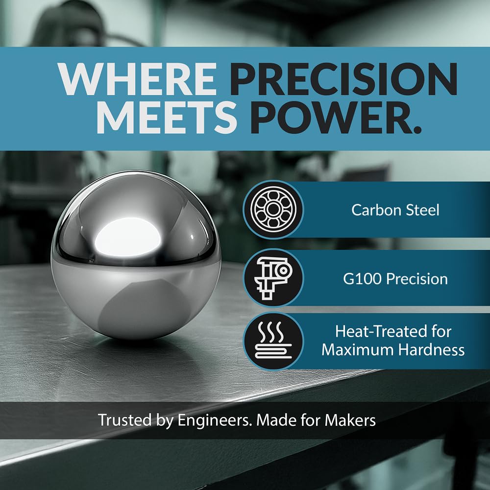 PGN - 3/4" Inch (0.75") Precision Steel Precision Balls G100 (100 Pieces)