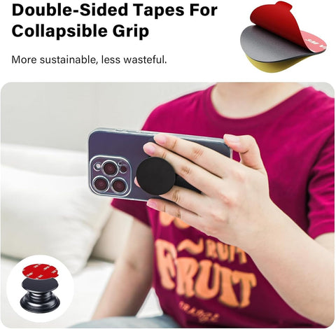 APPS2Car 10 Pack 3M VHB Double Sided Adhesive Pads 1.38 Inches (35mm)