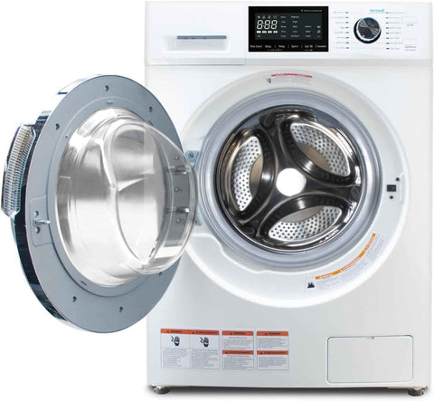Ventless Washer Dryer Combo 2.7 cu.ft, 24" All In One Washing Machine And Dryer 2-In-1 120V For Apartment RV, 26.7 LBS Load With 16 Laundry Program, LED Display, Low Vibration, UL Verified