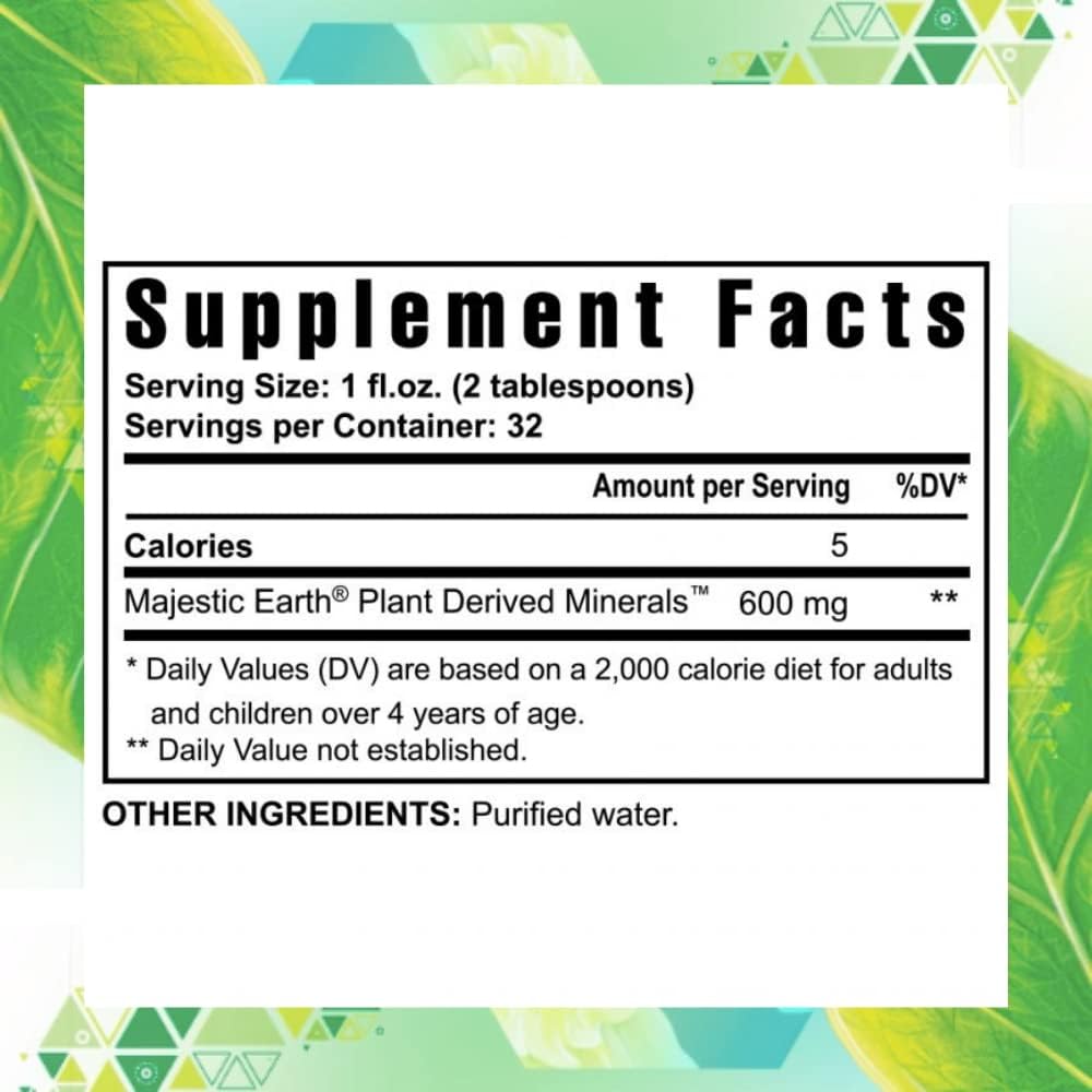 Youngevity Plant Derived Liquid Minerals, 77+ Trace Minerals, 32 oz, 4 Pack