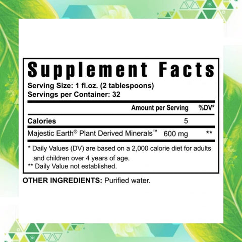 Youngevity Plant Derived Liquid Minerals, 77+ Trace Minerals, 32 oz, 4 Pack