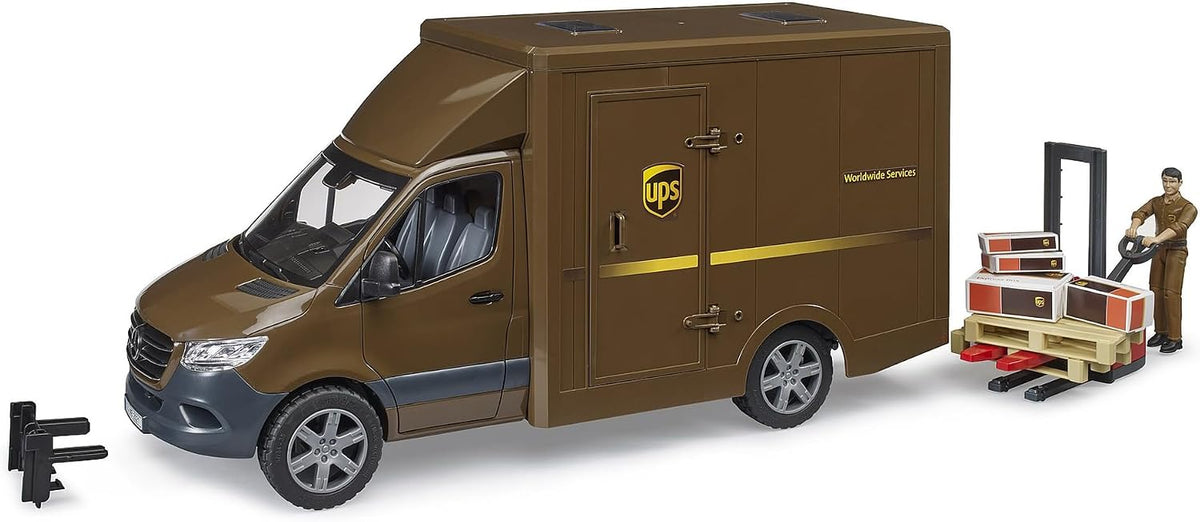 Bruder 02678 MB Sprinter UPS with Driver and Accessories