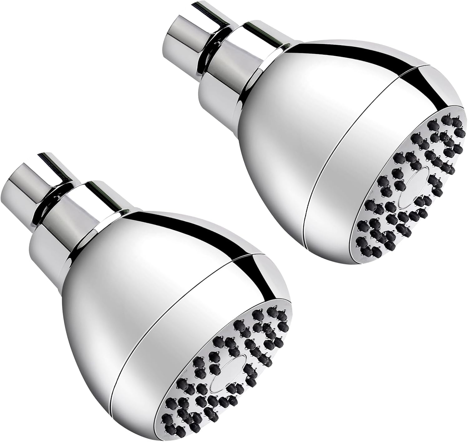 AISOSO Fixed Shower Head High Pressure 2PCS 3 Inch Showerhead Chrome