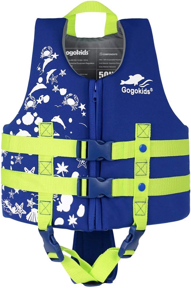 Gogokids Toddler Swim Vest, Kids Floaties 2-8 Years, 22-60 lbs