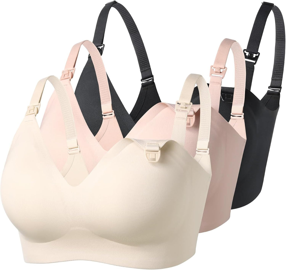 Momcozy Nursing Bras for Breastfeeding YN21 Seamless Comfort Maternity Bra
