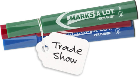Avery® Strung Marking Tags with String Attached, Gift Tags with String Attached, 1.75 x 1.09 in, Pack of 100 (6732)
