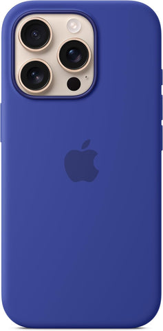 Apple iPhone 16 Pro Silicone Case with MagSafe and Camera Control: Lightweight Phone Case, Wireless Charging Compatible, Smooth Matte Finish, Black