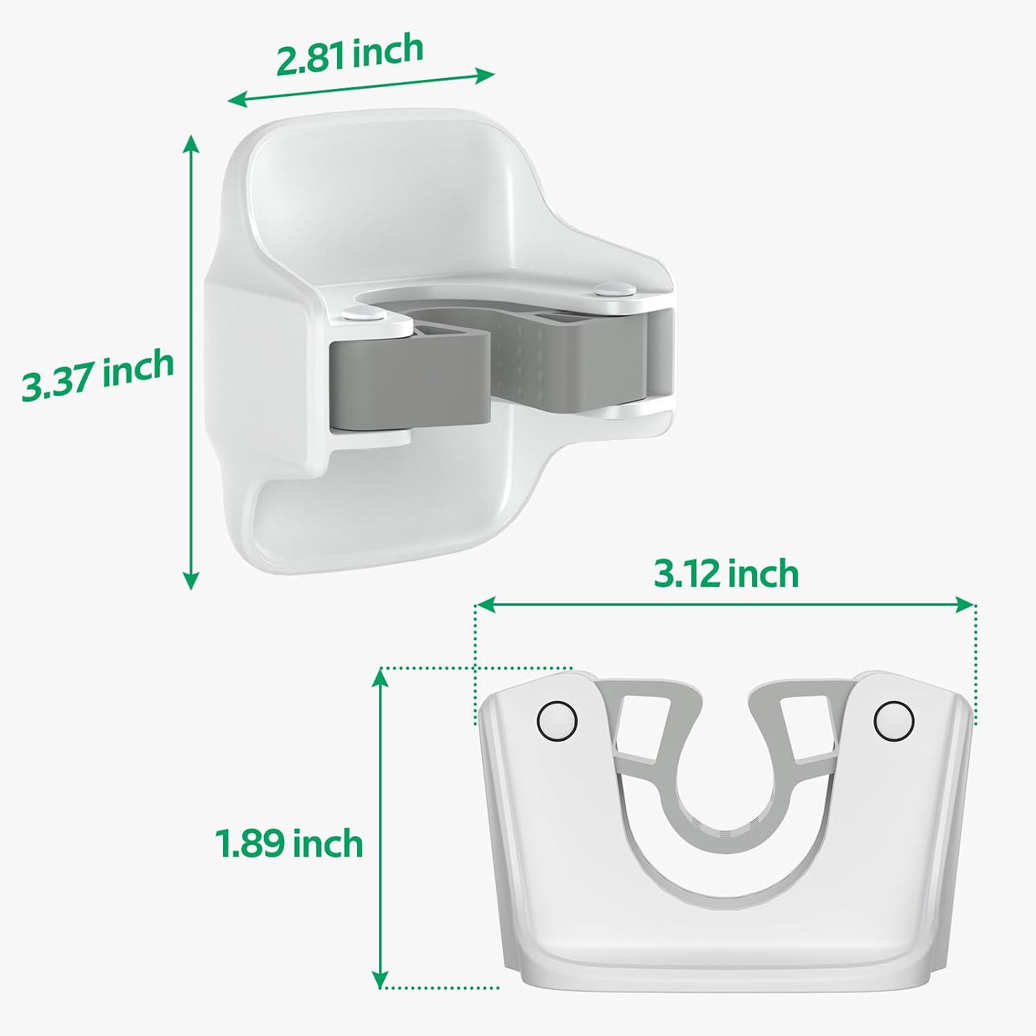 reliahom Broom Holder Wall Mount Mop Grippers organizer wall hanging,10Pack