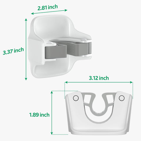 reliahom Broom Holder Wall Mount Mop Grippers organizer wall hanging,10Pack