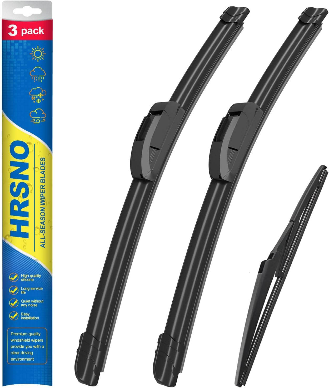 3 wipers Replacement for 2013-2018 Toyota Rav4 Windshield Wipers