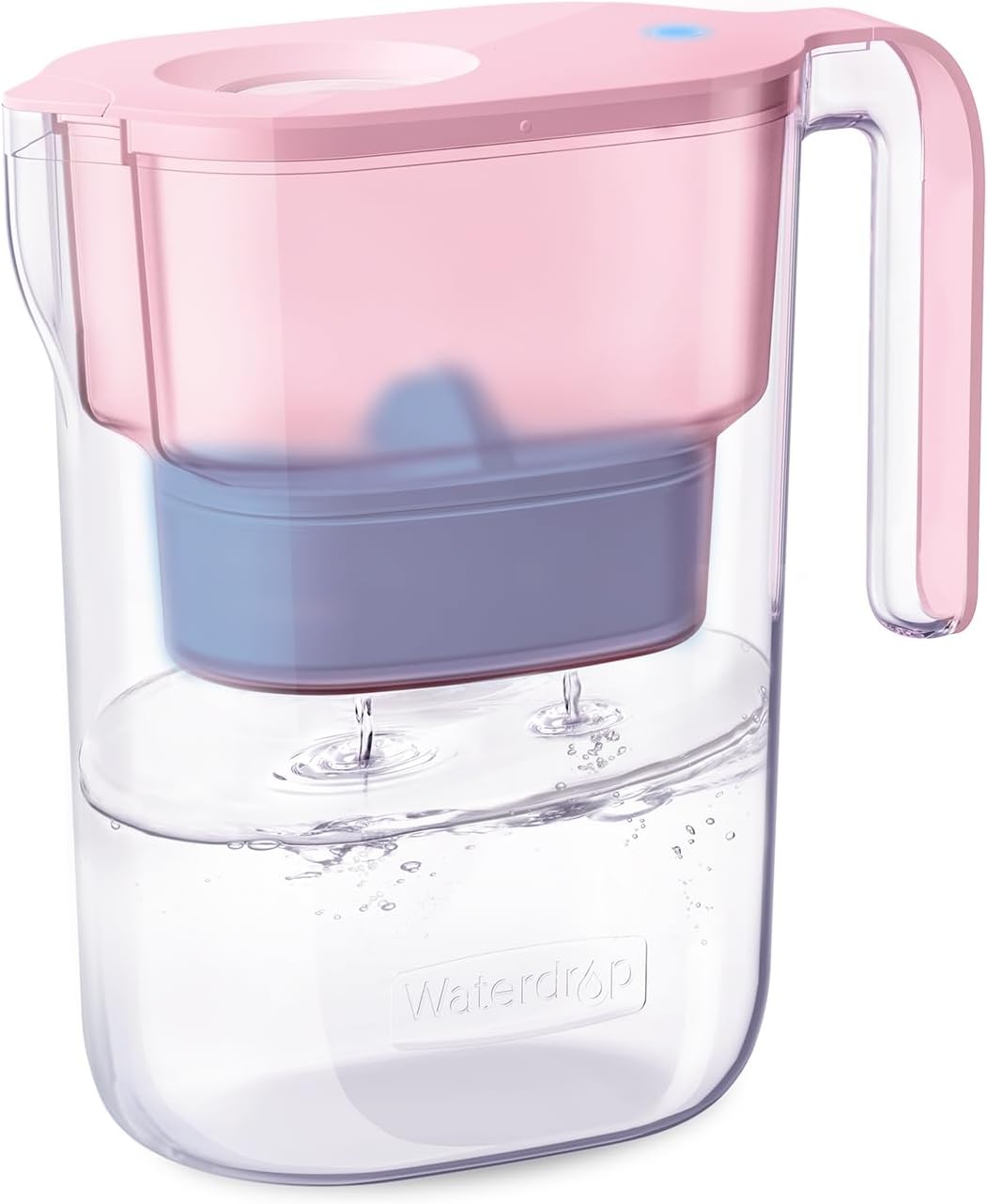 Waterdrop PT-05P Water Filter Pitcher with 4 Filters, 7-Cup, NSF Certified