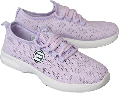 ELITE Women's Kona Slip-On Bowling Shoes - Lightweight Athletic, Breathable Knit, Universal Soles