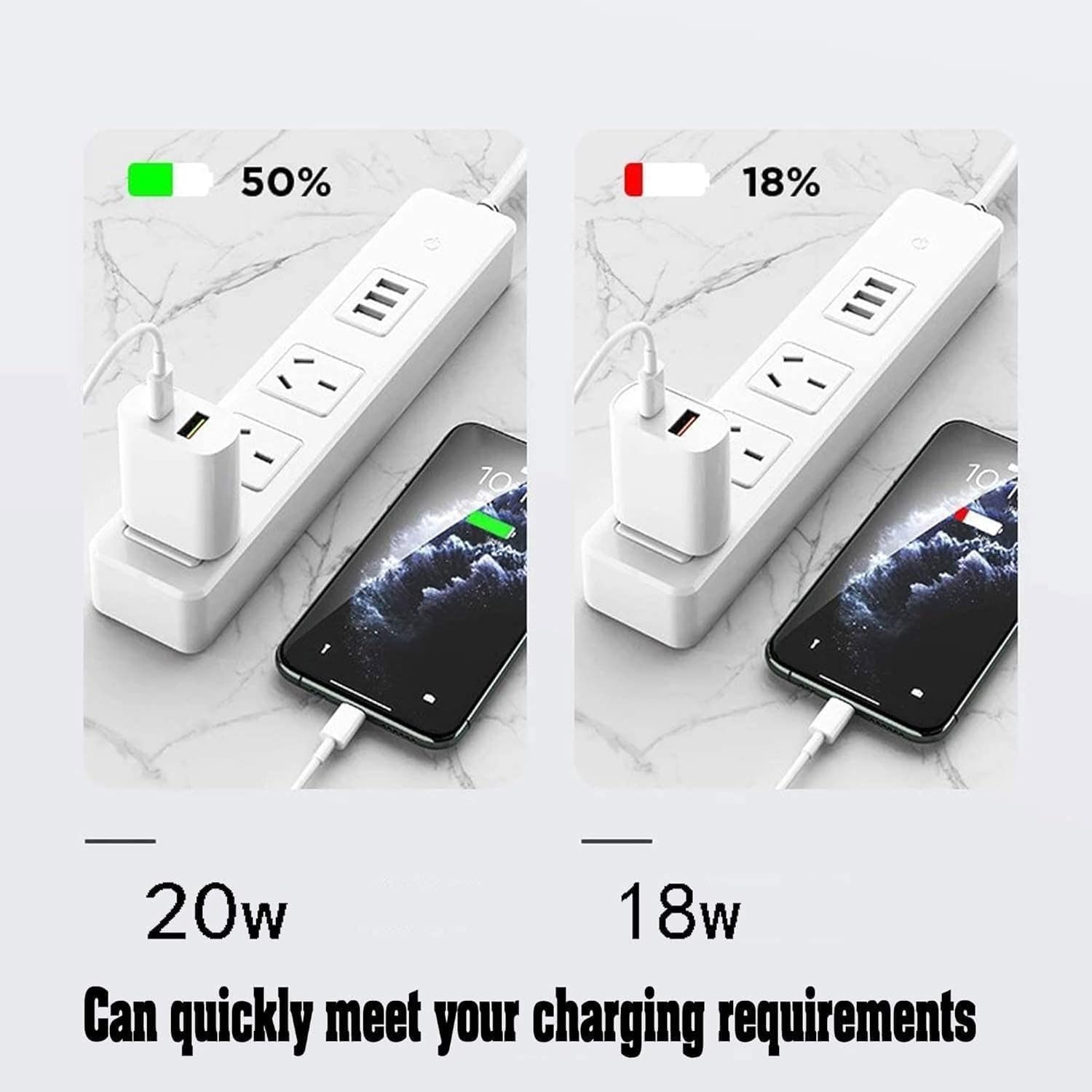 4 Pack USB C Charger Block, Dual Port Type C Wall Charger Fast Charging