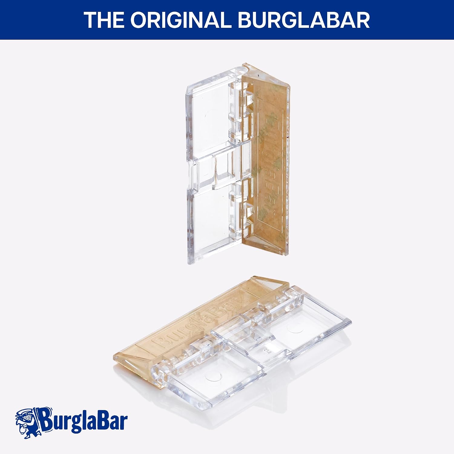 Burglabar 2 Pack Additional Security for Sliding Patio Doors and Sliding Glass Windows.